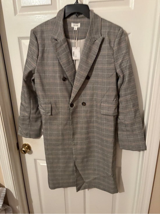 Jackets & Blazers - NWT prima large striped coat size large